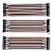 Multicolored Breadboard Dupont Jumper Wires – ALLUS J7011 120Pcs 3in1 Ribbon Cables Kit, Male to Male (M/M), Female to Female (F/F), Male to Female (M/F) for Arduino and Raspberry Pi