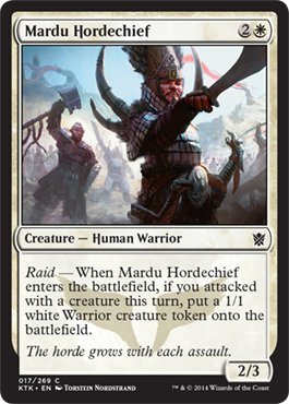 Magic: the Gathering - Mardu Hordechief (17/269) - Khans of Tarkir