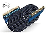 Aurum Ultra Series - High Speed HDMI Cable with Ethernet 10 Pack 3 FT - Supports 3D & Audio Return Channel [Latest Version] - 3 Feet