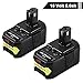 5.0AH for Ryobi 18v Battery Replace Ryobi One plus Lithium battery P100 P102 P104 P105 P108 P107 2-P GERTI BATT