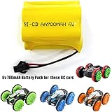FSTgo 6V 700mAh Ni-Cd AA Rechargeable Battery Pack for  Amphibious Off Road RC Cars