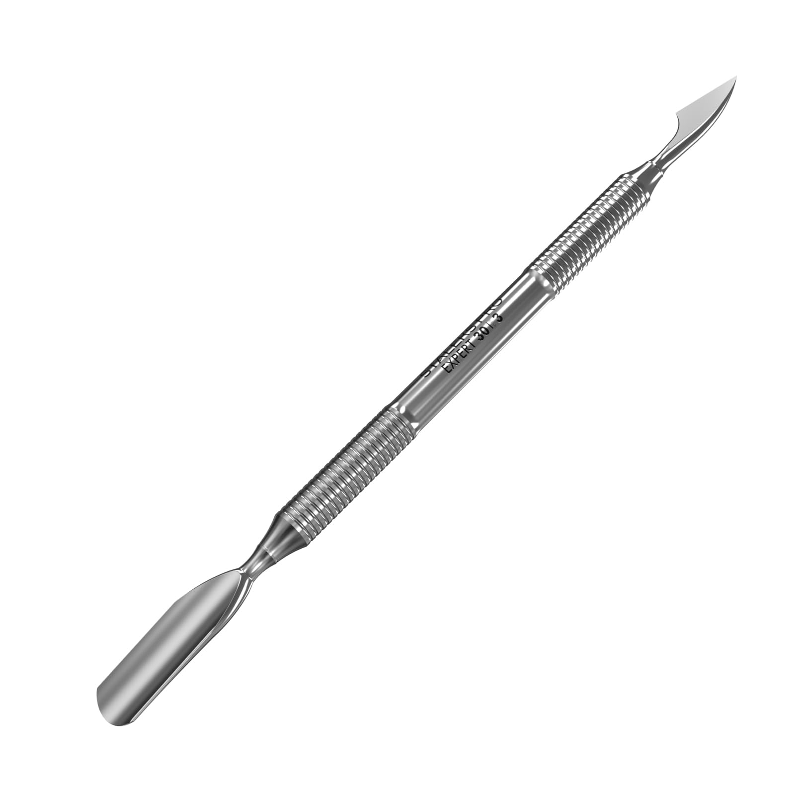 Vj Staleks Pro Cuticle Pusher PE-30/3 rounded wide and cleaner for Manicure Pedicure profesional tool