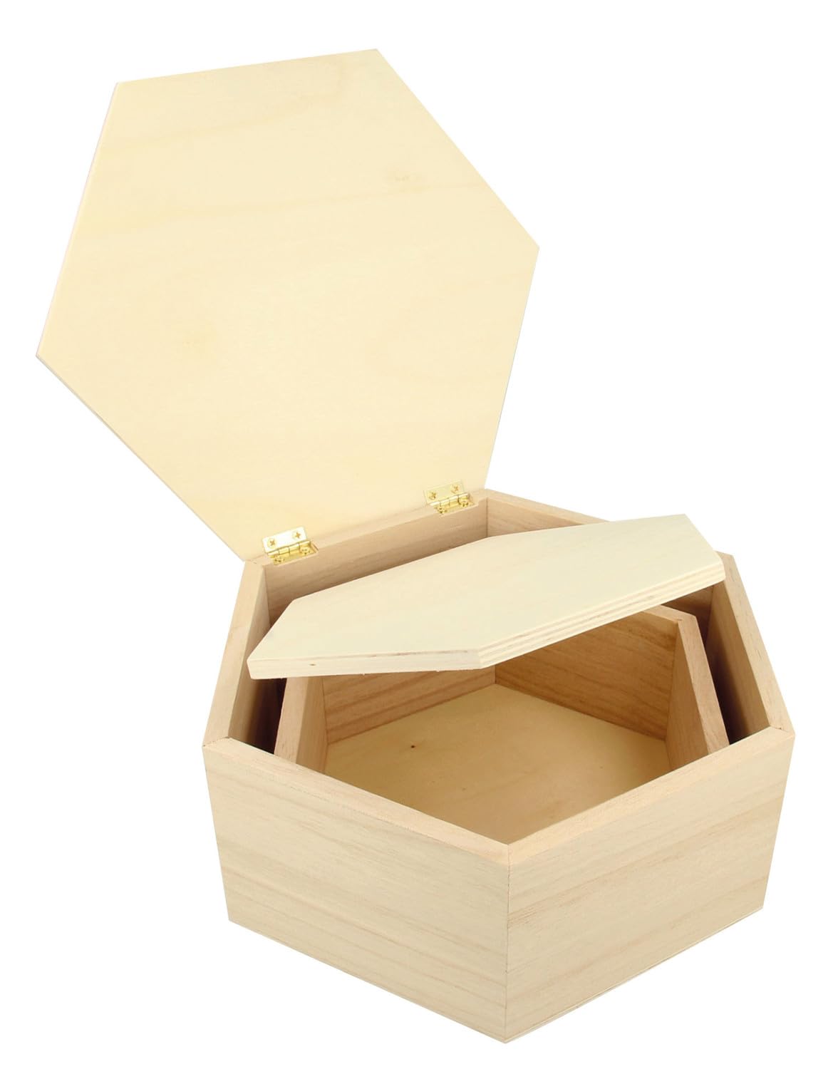 Artemio Wooden Nesting Box, Beige, 22 x 9 x 19 cm