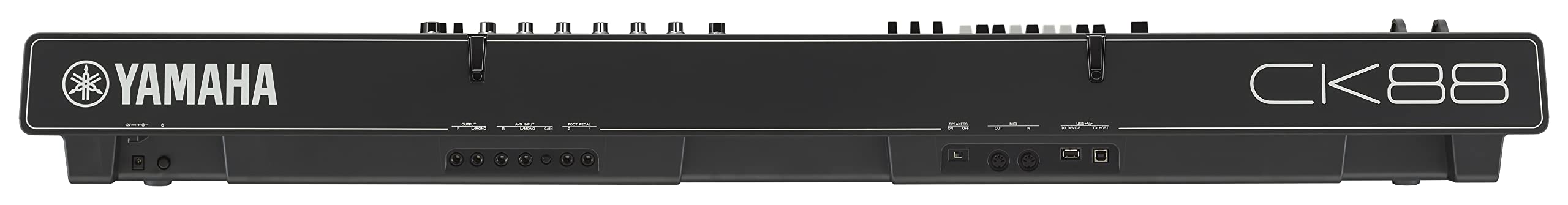 Yamaha CK Stage Keyboard, Expressive Sound, Intuitive Controls with Built-in Speakers, Black (CK88)