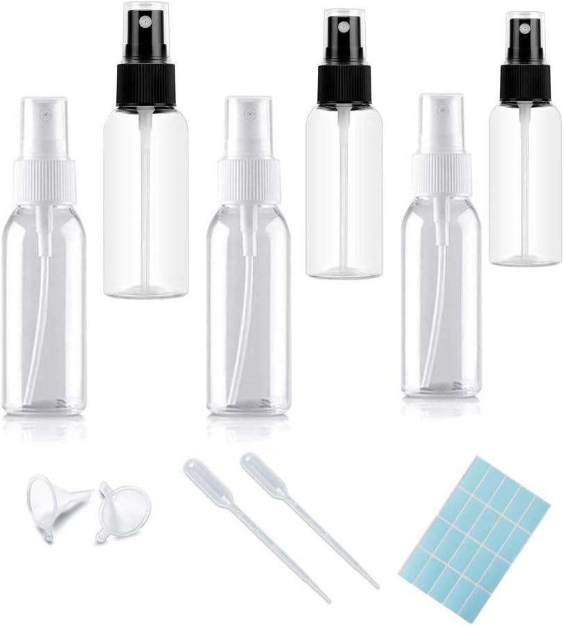 flacone spray con nebbie fini