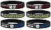 Inkstone Baseball Silicone Wristbands with Motivational Sayings (6-Pack) - Baseball Bracelets Jewelry Gifts