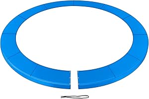 Zoomster Trampoline Safety Pad Trampoline Replacement Pad Safety Spring Cover, No Hole for Poles, Fit 5.5-7 inch Springs (Pads Only)
