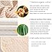MBJERRY Infant Bamboo Fiber Waterproof Changing Pad - Natural Organic Cotton Mattress Pad Cover - Reusable Portable Changing Mat for Home and Travel (11.8 x 17.7 Inch, Brown & Green & White Stripes)
