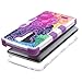 NageBee LG G3 Case, Defender Dual Layer Shockproof Hybrid Cover Case -Rainbow Purple