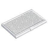 TASIRO Best Handmade Bling Bling Business Card Holder Name Card Case (silver)
