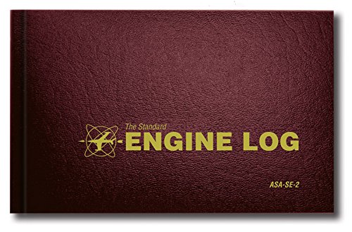 ASA Engine Logbook (Burgundy, Hard cover)