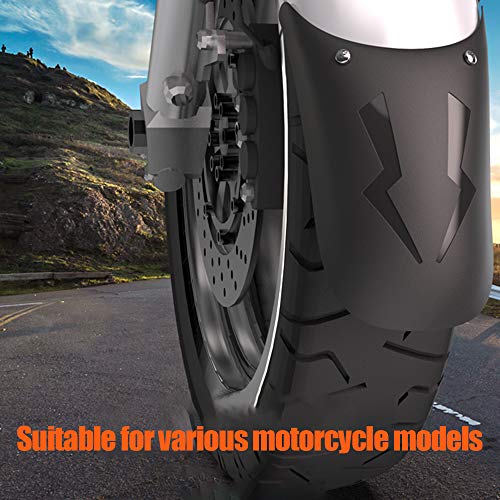 Carrfan Universal Motorcycle Front Rear Fender Extension Extender for Honda Kawasaki KTM - Thumbnail 7