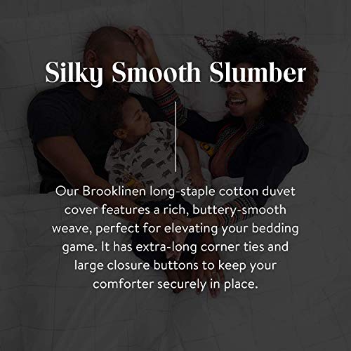 Brooklinen Luxury Sateen Duvet Cover for King/California King Size Bed