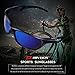 RIVBOS Polarized Sports Sunglasses Driving Glasses Shades for Men Women TR90 Unbreakable Frame for Cycling Baseball RB831