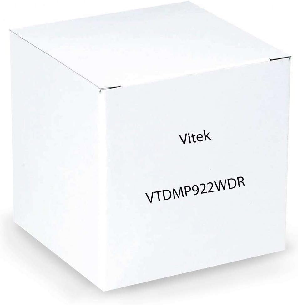 Vitek CCTV VTD-MP922WDR Indoor Pixim Seawolf Powered WDR Mighty Dome 700TVL Camera with 9-22mm Lens, OSD, Day Night with ICR and DSS -12VDC/24VAC