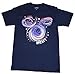 Disney Adult All Americana Patriotic Swirl Mickey Mouse Shirt w/ Free Disney Stickers (Medium 38/40)