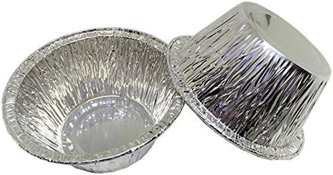 MYStar3.54" / 9 cm Disposable Aluminum Foil, Cupcake/Muffin Baking Cups, Pack of 70