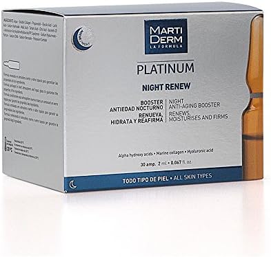 Martiderm night renew alfa peeling ampoules 30 ampoules mineskin treatment