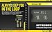 Combo: Nitecore Digi Charger D2 w/2x IMR 7A 18350 Batteries +Car & Wall Adaptors +Free Eco-Sensa Battery Case