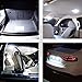 YINTATECH 10x BA9S T11 Interior White LED Light Bulbs, 53 57 182 257 1895 6253 64111 64113 1891 1445 LED Bulb for Glove Box/Ignition/License Plate Light, 5050 5-SMD