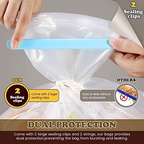 Turkey Brining Bag, 26"×22", 2 Pack, Extra Large Brine Bag with 2