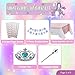 Unicorn Mermaid Party Supplies Set, Sturdy Birthday Decorations & Tableware in Rainbow Pastel Colors with Plates, Cups, Napkins, Straws, Cupcake Wrappers, Toppers, Banner, Table Cover, Tiara, & Wand