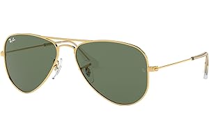 Ray-Ban Junior Kids' Rj9506s Metal Aviator Sunglasses
