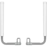 JY PERFORMANCE Boat Trailer Guide-ons, 40"/48" Adjustable, Rustproof Electro-Galvanized Steel Trailer Guide ons, Trailer Guides with PVC Pipes, for Ski Boat, Fishing Boat, Sailboat Trailer 2PCS