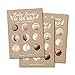 Hadley Designs Hilarious Baby Shower Games Set – 25 Double-Sided Cards for 25 Guests, Beer Belly or Baby Bump Game, Gender Neutral and Fun for Boys & Girls (Rustic)