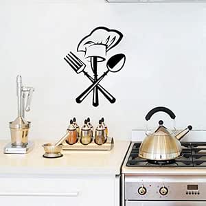 Calcomanía De Cocina Cantina Cocina Vajilla Etiqueta De La Pared