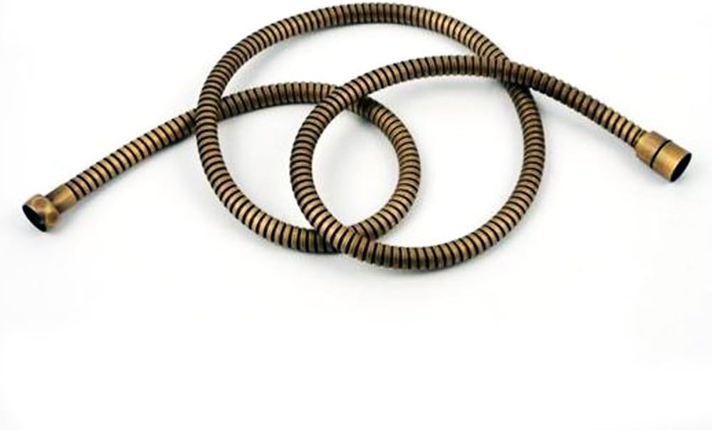 1.5m Stainless Steel Antique Brass Shower Hose Replacement Hand Spray