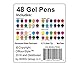 Office + Style Gel Pens Set, Non-Toxic, Water Resistant, Great for Sketching, Drawing, Calligraphy (Pack of 48)