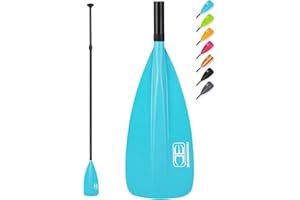 OCEANBROAD SUP Paddle - Adjustable Stand-Up Paddle for Paddleboard Kayak, Adjustable Aluminum Alloy Shaft with Reinforced Nylon Blades