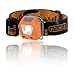 Ultralight Waterproof Red Led Lens Headlamp Flashlight Mini - Book Reading Lights Headlamps for Outdoor: Camping Hiking Backpacking Fishing Running Jogging - Kids Headlamp (Orange) by VITCHELO
