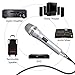 Microphone Wired Dynamic Vocal Cardioid Handheld Metal Mic with On/Off Switch for Karaoke, Live Vocal, Speech Stage, Performance, Public Speaking, Home KTV Includes 16.5ft XLR to 1/4 Cable, Silver
