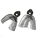 ZIEENC AZDENT Stainless Steel Dental Impression Teeth Tray Autoclavable(6pcs/kit)