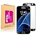 Galaxy S7 [Full Coverage] Glass Screen Protector, SPO4u [0.2mm,2.5D][Bubble-Free][9H Hardness][HD Clear]Tempered Glass Screen Protector for Samsung Galaxy S7 [NOT FOR S7 EDGE] (Black)