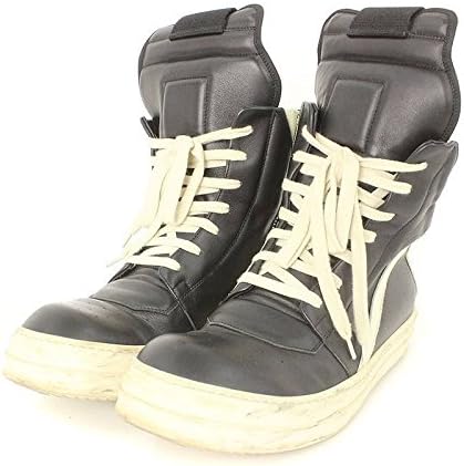 Amazon リックオウエンス 15aw Geobasket ジオバスケット サイドジップスニーカー 41 ブラック ホワイト 中古 Rick Owens リックオウエンス スニーカー