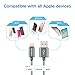 Vomelon Apple Lightning to USB Sync & Charging Cable High Speed 6 feet Nylon Braided USB Cable for iPhone 6, 6 Plus, iPod Touch 5/6, iPad Air and More Apple devices