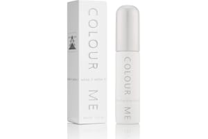 Colour Me White by Milton-Lloyd - Perfume for Men - Aromatic Fougere Scent - Opens with Bergamot, Orange, and Neroli - Blended with Cedar, Patchouli, and Musk - Modern Fragrance - 1.7 oz EDP Spray