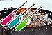 3 Pack Refillable Multi Utility Lighter Assorted Colors BBQ Lighter Firestarter for Kitchen Camping Grilling BBQ Home Adjustable Flame with Safety Lighters. Ready to use. Child Resistant