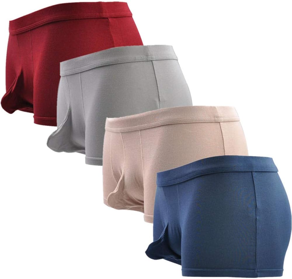 Men's Boxer Shorts 4Pcs/Lot Elephant Boxers Shorts Men S Set Animal