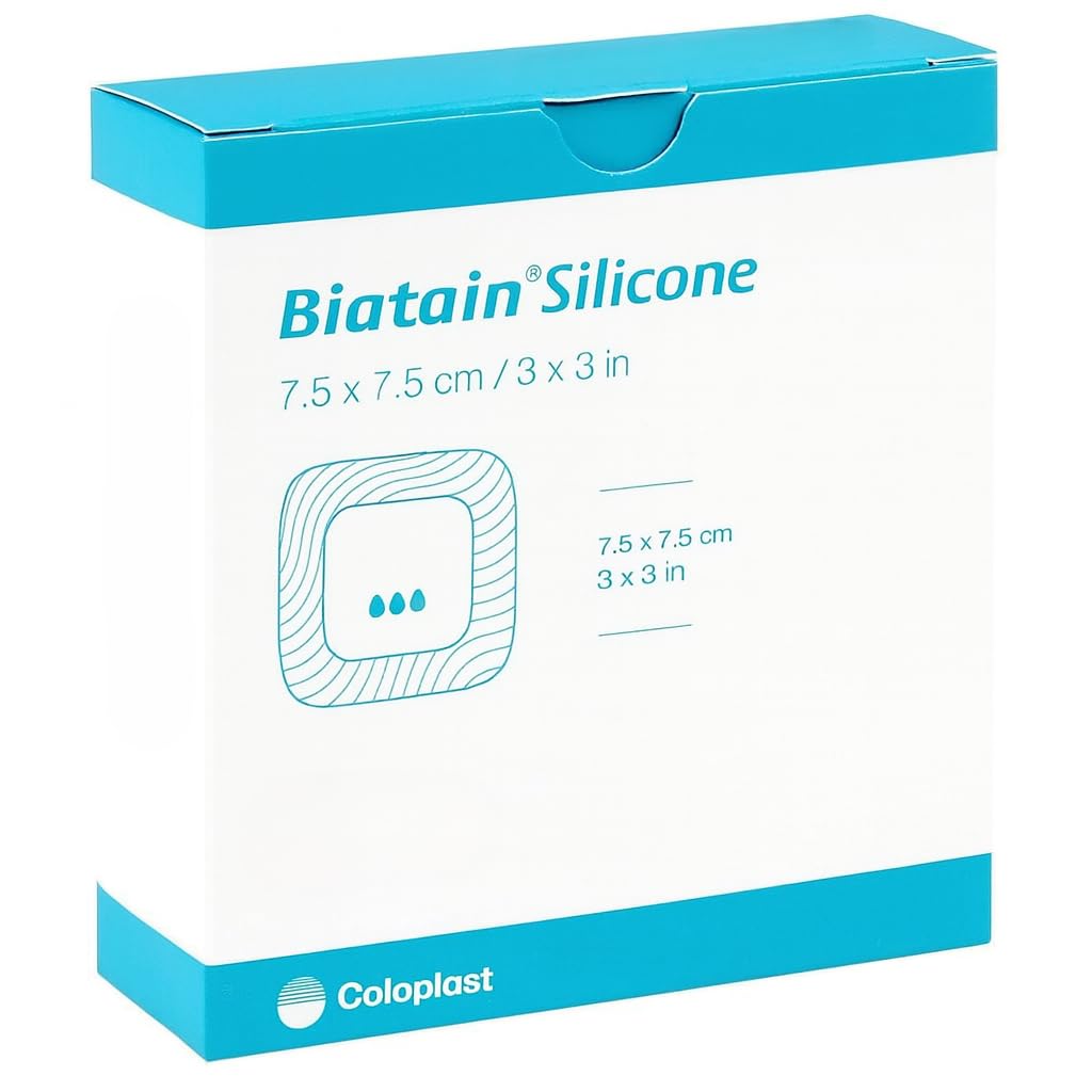 Biatain Silicone 7,5 x 7,5 cm Pack of 5