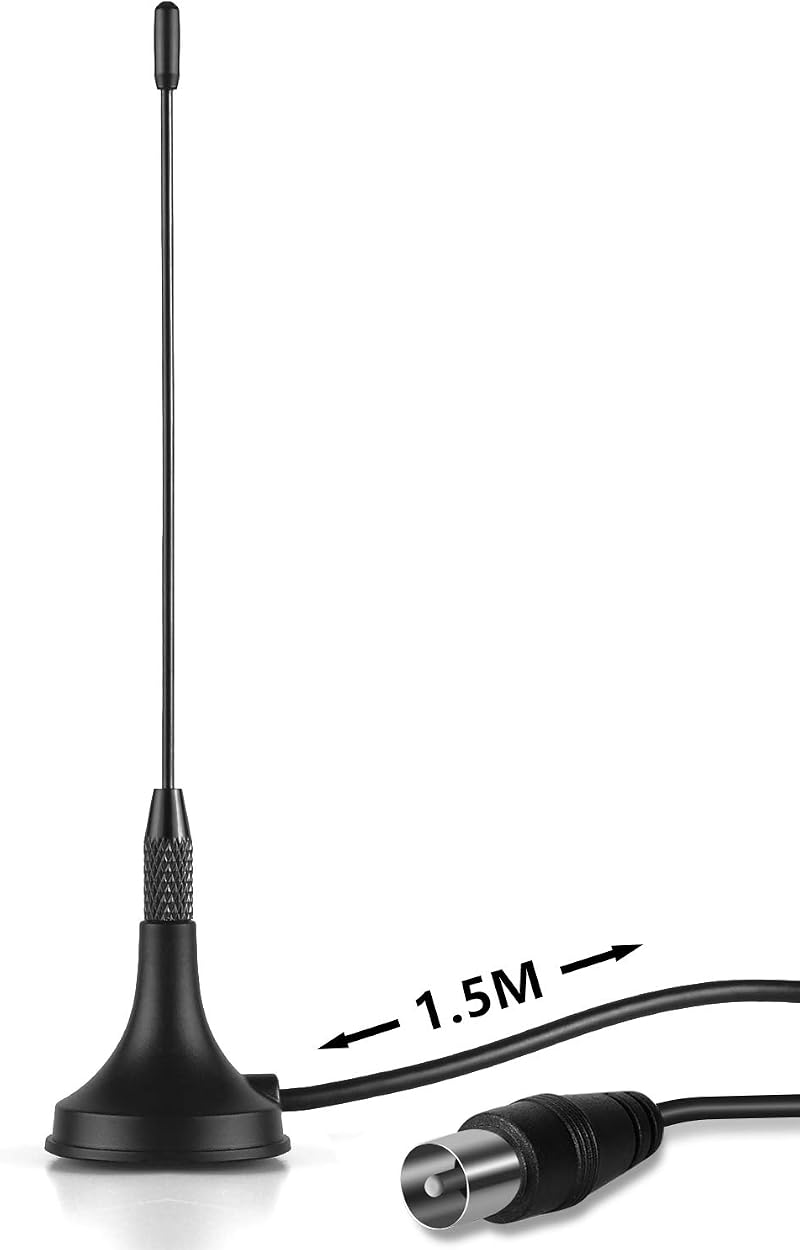 August DTA180 Portable TV Aerial – DVB-T2 Indoor Freeview Antenna