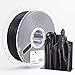 Polymaker PLA Filament 1.75mm Black, 1kg Spool High Rigidity PLA Filament 1.75 - PolyLite PLA 3D Printer Filament, Print with Most 3D Printers Using 3D Filament
