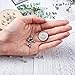 KISSITTY 100-Piece Tibetan Style Antique Silver Mini Corrugated Pumpkin Tiny Spacer Beads 4mm DIY Jewelry Making Metal Findings