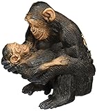 Schleich Chimpanzee Female with Baby Toy Figure