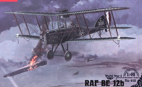 Roden Royal Air Force BE 12b British Fighter Airplane Model Kit