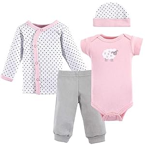 Luvable-Friends-Baby-Girls-Cotton-Preemie-Layette-Set