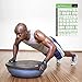 Half Balance Ball Workout Poster - Laminated :: Illustrated Guide with 40 Toning and Strengthening Exercises :: Hang in Your Home or Gym, for Men & Women, 20” x 30
